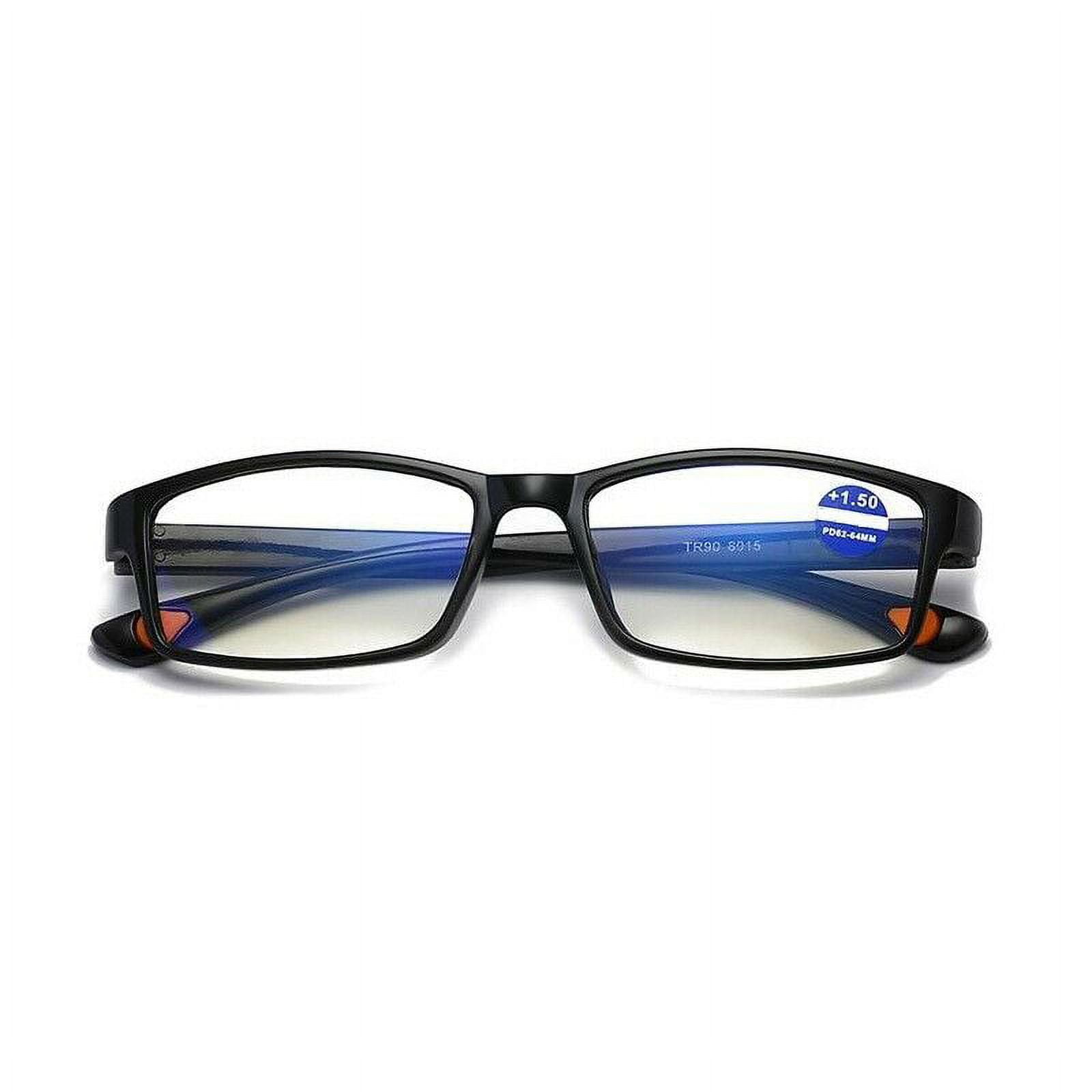 12 Packs Mens Womens Rectangle Reading Glasses Blue Light Blocking Readers +3.50