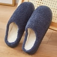thumbnail image 2 of ichuanyi Slippers for Women Plush Memory Foam House Slippers Closed Toe Shoes with Non-Slip Sole Cozy Warm Fuzzy Home Shoes, 2 of 6