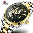 thumbnail image 2 of Explojoy Fashion Men's Watch – Automatic Winding, Tourbillon Dial, Water Resistant Build, 2 of 9
