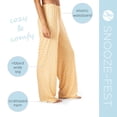 thumbnail image 3 of Hello Mello Snooze Fest Lounge Pajama Pants Soft Sleepwear Bottoms, Hello Sunshine (Women's), 3 of 8