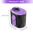 thumbnail image 3 of Portable Mountable Cooling Fan 100 Wind Settings, USB Rechargeable 3600mAh for Gym Hiking Backpacks Home Use, 3 of 8