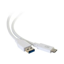 C2G 28835 C2G 3FT USB 3.0 USB TYPE C TO USB A USB CABLE WHITE M/M