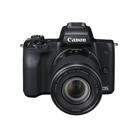 Canon - EOS M50 Mark II Mirrorless Camera 2 Lens Kit with EF-M 15-45mm f/3.5-6.3 IS STM & EF-M 55-200mm f/4.5-6.3 IS STM Lenses