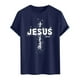 thumbnail image 4 of Camisa Casual de Cuello de la Tripulación de la Impresión de Pascua de Manga Corta de Verano Top Ligero de Poliéster para los Hombres, Camiseta de Manga Corta para el Uso Diario de Primavera Verano, 4 of 8