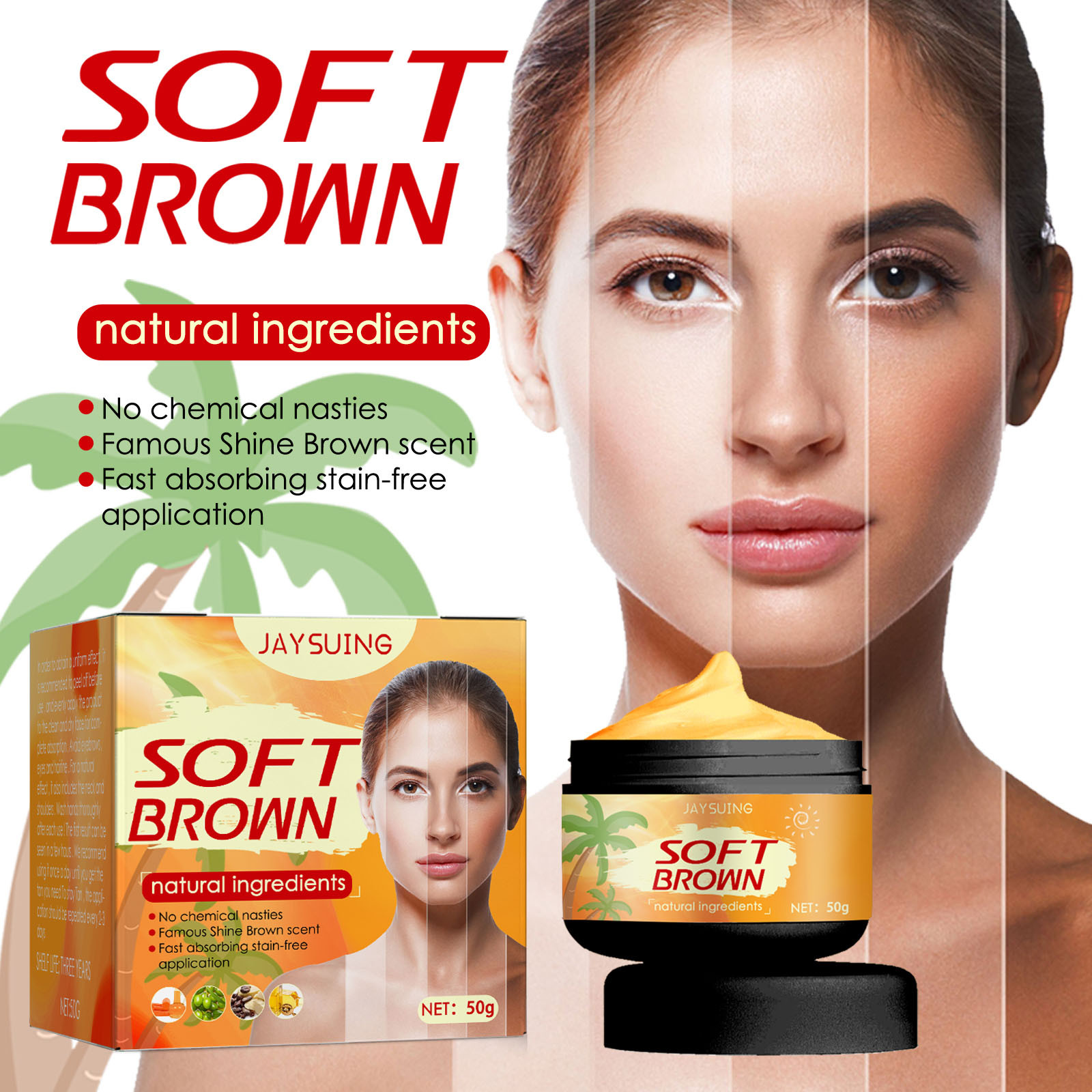 YiFudd Tanning Booster, Tanning Accelerator Cream, Indoor And Outdoor