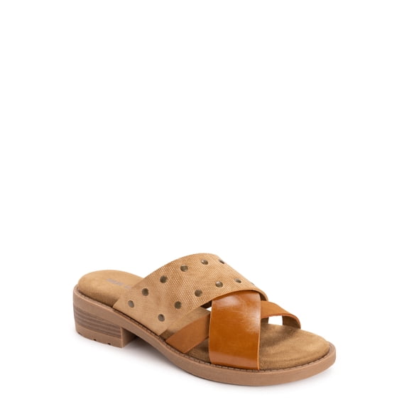 Muk Luks Women's Venizia Studded Comfort Sandals