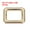 Gold, variant on Uxcell Metal Rectangle Rings Buckle, Zinc Alloy Adjuster Sliders Webbing Strap Fasteners Gold 16mm