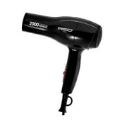 RED by Kiss 2000W Ceramic Ionic Hair Dryer – Anti-Frizz Blow Dryer with 3 Heat/Speed Settings, Lightweight Compact Design, 2 Bonus Detangler Piks for All Hair Types