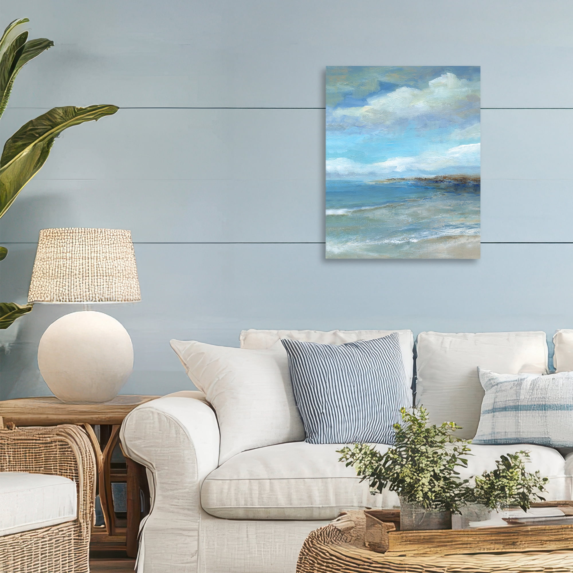 Stupell Industries Shore's Calm Breeze Canvas Wall Art, design by Carol Robinson