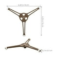 thumbnail image 3 of KAKOWELY Support de Plateau Tournant pour Micro-Ondes, Anneau Rotatif à Rouleau, Plateau en Verre Triple Bras, Support de Remplacement pour Plateau Tournant en Verre Micro-Ondes, 6.3x"X6.3"X0.2 Pouces, 3 of 5