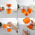 thumbnail image 2 of Citrus Juicer, Hand Juicer, Portable (color: Orange And White), 2 of 5