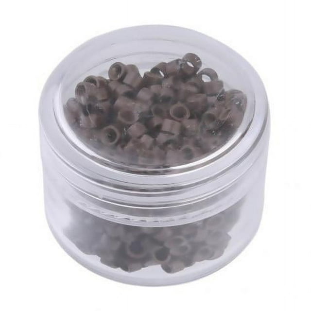 lionlar 3- 500Pcs 3mm Silicone Micro Nano Rings Beads for Hair 3 Pcs