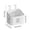 White, variant on Plastic Hanging Storage Basket for Pool Side,Above Ground Pool Hanging Bins with Hook,Large Capacity Pool Cup,Versatile Storage Basket,Pool Storage Bins for Most Frame Pools