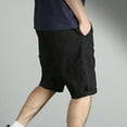 thumbnail image 2 of uikmnh Mens Shorts Men Summer High Street Harbor Wind Trend Large Size Loose Outside To Wear Casual Five Point Pants Size:S, 2 of 6