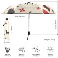 thumbnail image 3 of FORMRS Travel Umbrella Folding Auto Open Close Windproof Rain UV Protection, Christmas Forest, 3 of 8