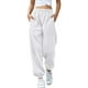 thumbnail image 4 of Jumpingount Pantalones de mujer Pantalones de yoga elásticos de cintura alta Pantalones deportivos de entrenamiento Prendas para la parte inferior del cuerpo Blanco L Jumpingount AP003411-03, 4 of 6