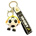 thumbnail image 2 of Llavero de Balón de Fútbol: Un Bonito Colgante de Fútbol con Auriculares para Niños, Niñas y Aficionados Al Deporte. Llavero de Pvc Resistente para Mochilas, Bolsos o Decoración de Escritorio. Un Reg, 2 of 7