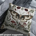 thumbnail image 2 of Castle Fairy Mushroom Moth Fabric by the Yard 3 Yards,Gothic Style Sewing Fabric,Chic Flower Fabric for Sewing,Super Cozy Room Decor, 2 of 6