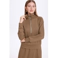 thumbnail image 4 of MINTREUS Women's 2 Piece Skirt Sets Fall Knit Long-Sleeved Zipper Top Lounge Travel Outfits Winter Clothing, 4 of 8