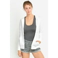 thumbnail image 2 of Cottonbell Women's Lightweight Cotton Blend Long Sleeve Zip Up Thin Hoodie Jacket, 2 of 4