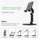 thumbnail image 5 of Soporte plegable para teléfono móvil, escritorio plegable de tres secciones para iPhone, iPad, tableta, mesa Flexible, escritorio, móvil ajustable, inteligente, 5 of 6