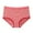 Red, variant on Diufon Cotton Underpants for Women Stripe Full Cover Panties Elastic High Waist Briefs