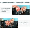 thumbnail image 4 of JessLab Acrylic Makeup Organizer with 6 Compartments & Drawer, Transparent Cosmetic Storage, 4 of 7