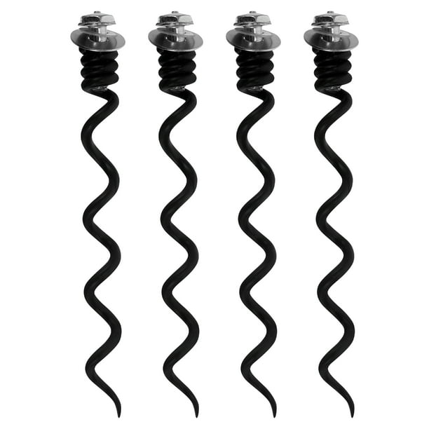 GOOHOCHY Sacacorchos de vino en espiral (4 unidades), accesorio de repuesto de broca de metal para kit de reparación de sacacorchos.