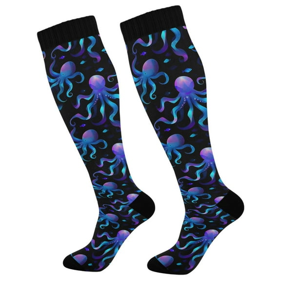 joogoo Octopus Magic Socks Women Men Knee High Sock