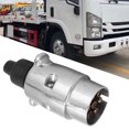 thumbnail image 1 of 7 Pin Metal Plug, 12N Trailer Connector Strong Rubber  for Boats for  for Trucks, 1 of 8