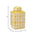 thumbnail image 4 of Sagebrook Home Chic Geometric Jar – Elegant Ceramic Container for Home, 4 of 7