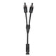 thumbnail image 2 of Conector Conectores solares de rama Y Adaptador de cable paralelo Conector de cable solar de 4 vías Autoblocante IP67 Panel fotovoltaico a prueba de agua Conector de extensión hembra 12AWG, 2 of 8