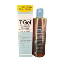 2 Units X 250ML T/Gel Tgel Coal Tar Therapeutic Shampoo For Flaky, Itchy Scalp Anti-Dandruff Shampoo for the treatment of Scalp Psoriasis, Derma Dandruff