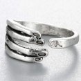 thumbnail image 4 of Juego de 16 anillos de rana abiertos vintage, anillo apilable para nudillos, anillo de serpiente, anillos de dedo bohemios, pájaros, animales, dragones, para mujeres, hombres y niñas, 4 of 5