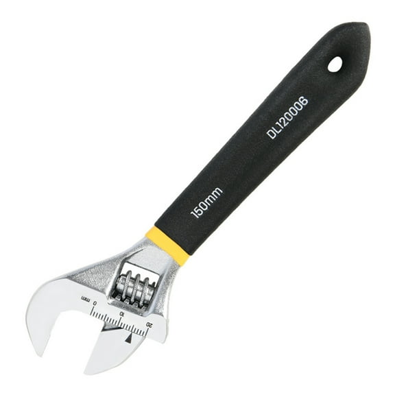 Large Opening Adjustable Spanner Monkey Wrench Adjustable Angle Slide Wrench 6inch for Car Repair Household