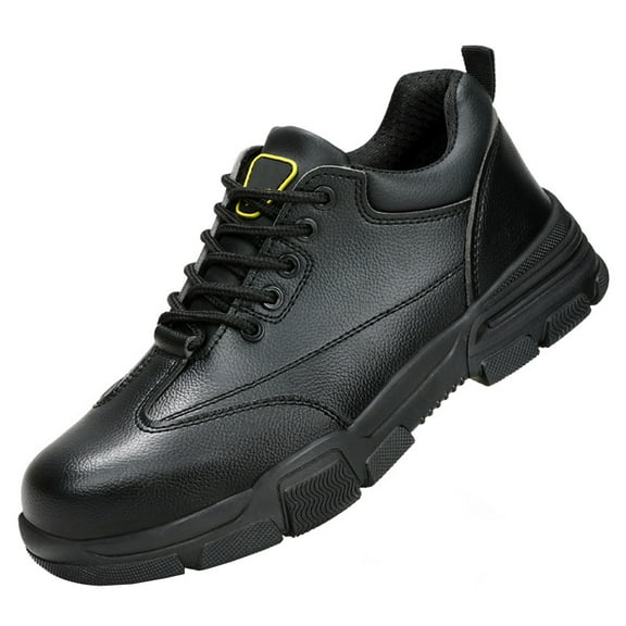 Safety Trainers Mens Steel Toe Cap Trainers Anti-Smashing Safety Shoes Lightweight Work Shoes Comfort Breathable