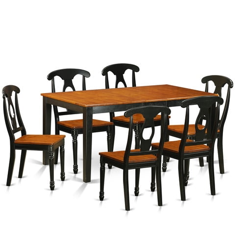 East West Furniture Nicoli 7 Piece Dining Set