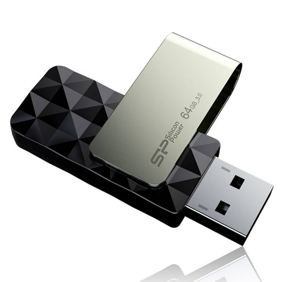 Silicon Power 64GB USB3.0 B30 Black Blaze B30, 64 GB, USB Type-A, SP064GBUF3B30V1K (Blaze B30, 64 GB, USB Type-A, 3.2 Gen 1 (3.1 Gen 1), Capless, 14.8 g, Black)