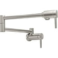 thumbnail image 1 of Delta Faucet Contemporary Wall-Mount Pot Filler Faucet, Stainless 1165LF-SS, 1 of 6