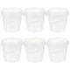 thumbnail image 3 of 6pcs Food Grade Ice Cream Storage Bucket Thick Plastic Transparent Refrigerator Bucket, 3 of 5