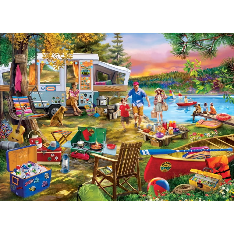 MasterPieces Lazy Days Waterside Wanderlust 1000 Puzzle photo 3