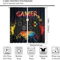 thumbnail image 2 of Gamer Curtains, Game Room Curtains for Kids, Window Treatment Set Boys Bedroom Living Decor 42'''' W x 84'''' L x2【Decor】, 2 of 6