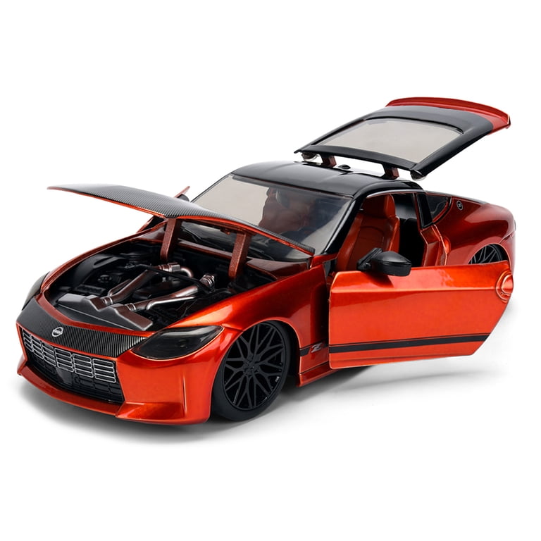 2023 Nissan Z Orange Metallic with Carbon Hood and Black Top 
