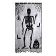 thumbnail image 2 of Cortina de puerta de Halloween Cortina De Puerta De Halloween Cortina De Ventana Para Suministros De Decoración De Entrada Esqueleto Esqueleto Magideal Cortina de puerta de Halloween, 2 of 7