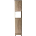 thumbnail image 3 of Pemberly Row Ensemble de Salle de Bain 2 Pcs Armoire à Pharmacie et Armoire à Linge Multicolore, 3 of 10