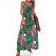 thumbnail image 1 of Vestido sin mangas abstracto con flores rosas vestidos para ocasiones oficiales Vestido de noche para mujer, 1 of 7