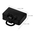 thumbnail image 2 of Wwawa House Handbag Creative Mini Backpack for Pretend Play 10Pcs Black, 2 of 5