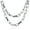 Silver 22 inch, variant on Cremation Jewelry Cuban Link Urn Necklace for Ashes for Men Women Paperclip Link Chain Memorial Necklace
