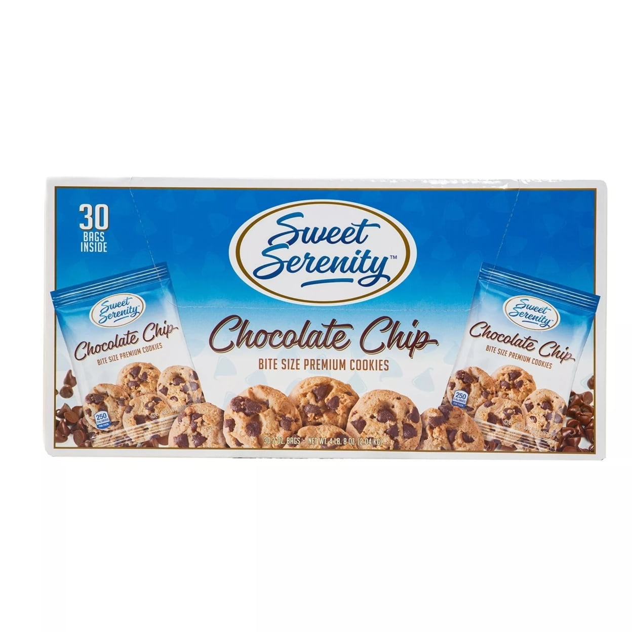 Sweet Serenity Premium Chocolate Chip Cookies (30 Count)