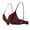 Wine Red, variant on Women's Push Up Bra Deep V Plunge Underwire T-Shirt Bra Cups Up